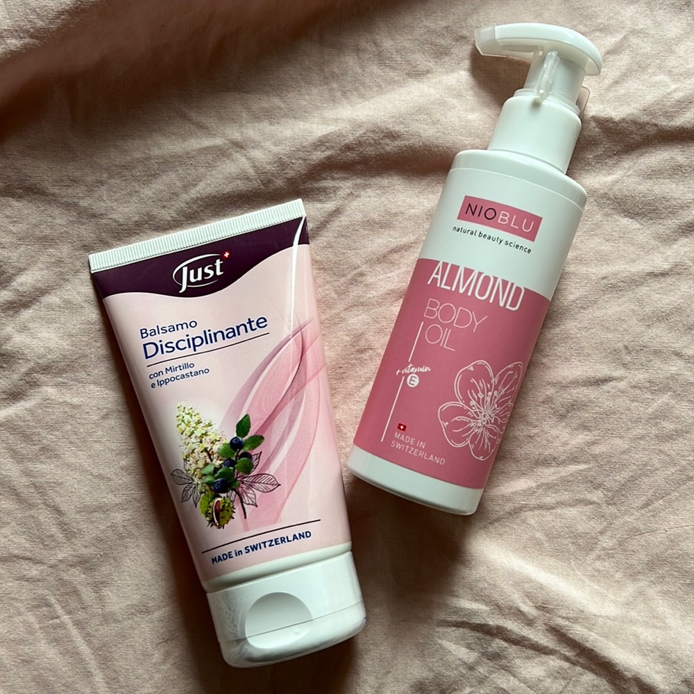 Body oil and hair oil from Switzerland 🇨🇭